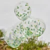 Balony Lets Go Wild Z Confetti 5 Szt. Fi 30,5 Cm