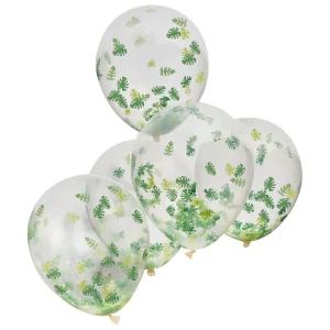 Balony Lets Go Wild Z Confetti 5 Szt. Fi 30,5 Cm
