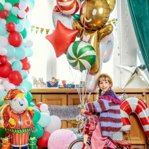 Balony Sweet Foliowe Lizak 5 Szt. 14,5X31 Cm