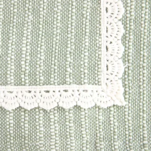 Bieznik Aniza Bawelniany Z Koronka 40X160 Cm