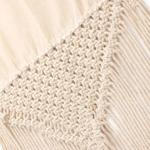 Bieznik Halden Z Bezowa Makrama 40X160 Cm