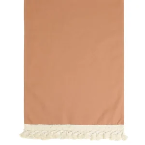 Bieznik Summer Z Fredzelkami Koralowy 40X160 Cm