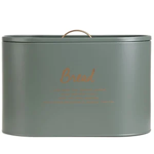 Chlebak Escille Metalowy Zielony 34X21X18 Cm