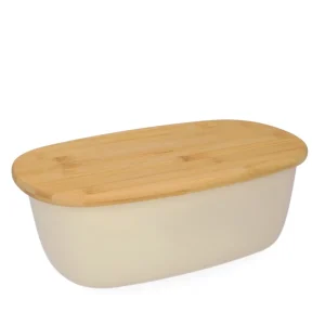 Chlebak Nores Z Bambusowa Pokrywka 37X22X14 Cm