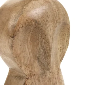 Dekoracja Stojaca Abbou Sowa Z Drewna Mango 8X5,5X19 Cm