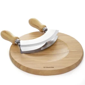 Deska Bambou Okragla Z Nozykiem Do Ziol 20X1,6 Cm