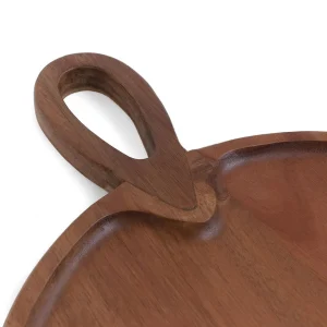 Deska Mooka Do Serwowania Okragla 40X30 Cm