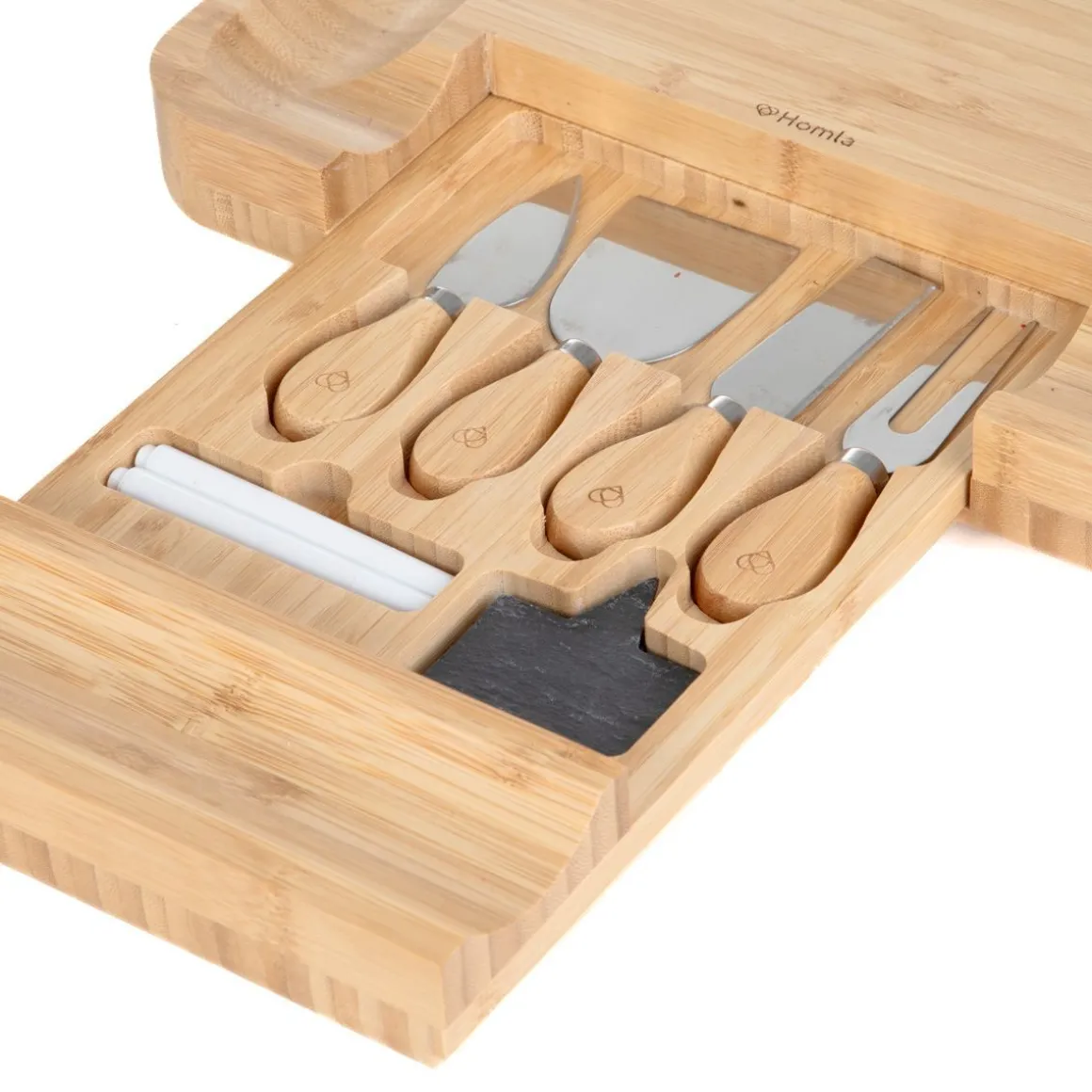 deska_rumi_do_serwowania__3.webp Deska Rumi Do Serwowania Z Miseczkami I Nozykami 33X33 Cm