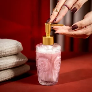 Dozownik Coimbra Szklany Transparentny 8X8X17,8 Cm