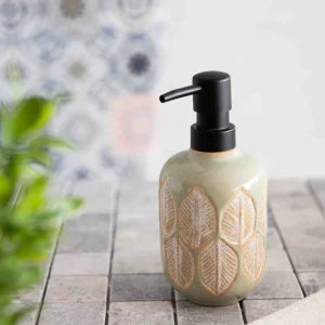 Dozownik Elysia Zielony We Wzory 8X8X17 Cm