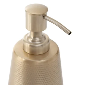 Dozownik Nausa Zloty Z Ozdobnymi Wytloczeniami 6X6X20 Cm