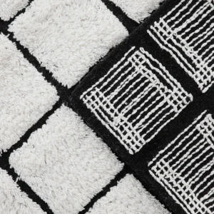 Dywanik Dina Czarno Bezowy 50X80 Cm