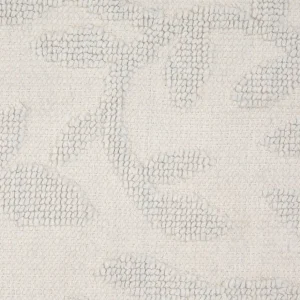 Dywanik Lazienkowy Chelli Zakardowy Bezowy W Listki 50X70Cm