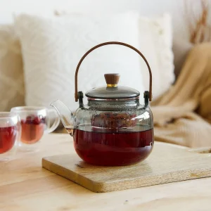 Dzbanek Kallie Z Drewniana Raczka 1 L