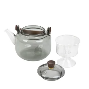 Dzbanek Kallie Z Drewniana Raczka 1 L