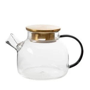 Dzbanek Kubbe Z Szarym Uchem I Zlotym Wieczkiem 1 L