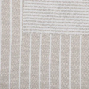 Faruch Kuchenny Makely Bawelniany Bezowy W Paski 60X80 Cm