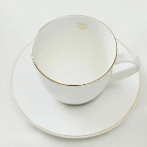 Filizanka Auro Z Podstawka Ze Zlota Obwodka 0,21 L