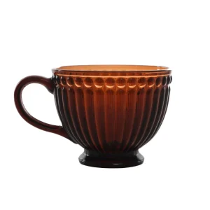 Filizanka Barrel Bursztynowa Ze Zdobieniami 0.36