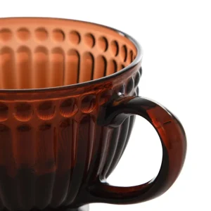 Filizanka Barrel Bursztynowa Ze Zdobieniami 0.36