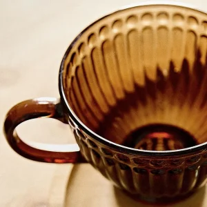 Filizanka Barrel Bursztynowa Ze Zdobieniami 0.36