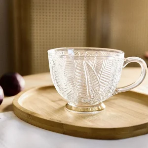 Filizanka Barrel W Liscie Ze Zlota Nozka 0.36