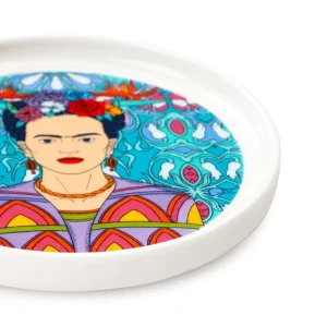 Filizanka Frida Kahlo Do Espresso Ze Spodkiem Turkusowa 0,08 L