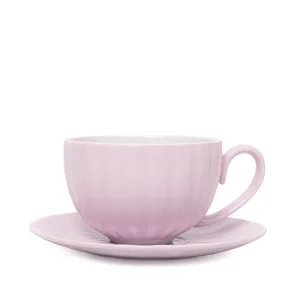 Filizanka Mina Ze Spodkiem Fioletowa 0,28 L