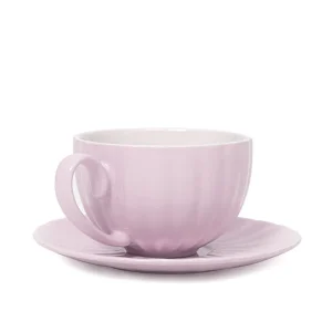 Filizanka Mina Ze Spodkiem Fioletowa 0,28 L