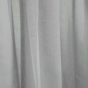 Firanka Adi Z Pomponikami Szara 140X250 Cm