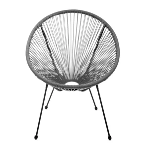 Fotel Acapulco Ciemnoszary 93X73X85 Cm