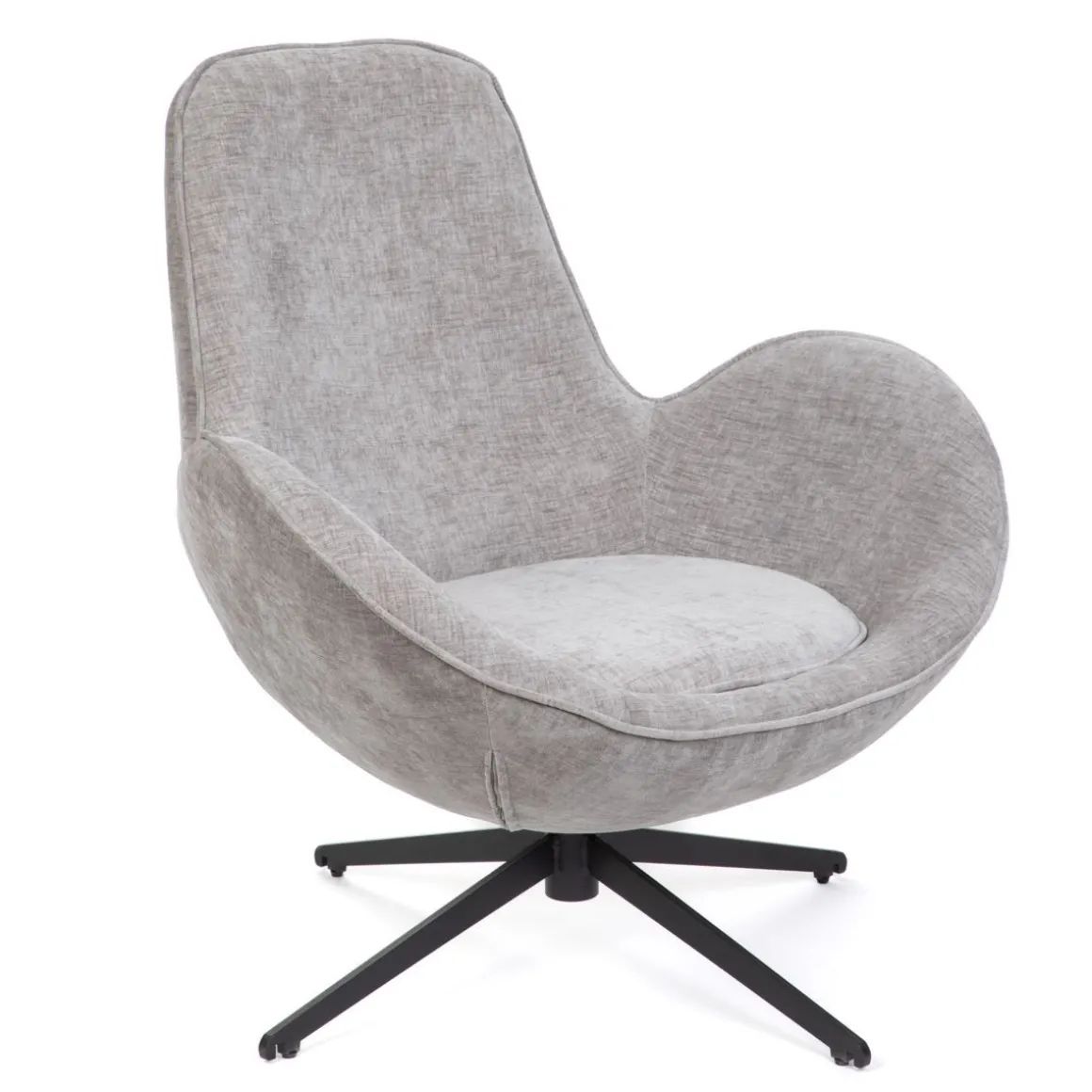 fotel_lunaire_obrotowy_we_1.webp Fotel Lunaire Obrotowy Welurowy Szary 86X76X87 Cm