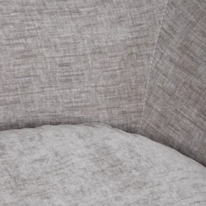 Fotel Lunaire Obrotowy Welurowy Szary 86X76X87 Cm