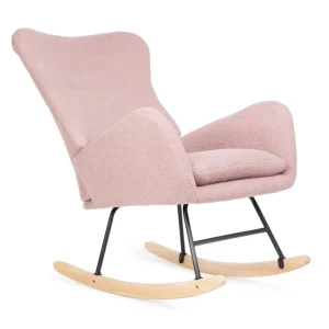 Fotel Lunnie Bujany W Tkaninie Teddy Boucle 67X78X92 Cm