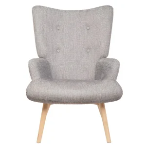 Fotel Moss Pop W Tkaninie Ciemnobezowy 72X73X96Cm