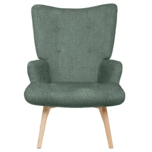Fotel Moss Pop W Tkaninie Zielony 72X73X96Cm