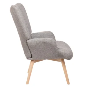 Fotel Moss Pop W Tkaninie Ciemnobezowy 72X73X96Cm