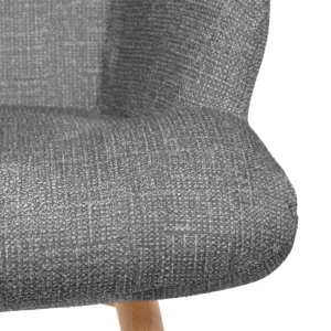 Fotel Moss Pop W Tkaninie Szary 72X73X96Cm