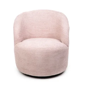 Fotel Svingen Obrotowy Rozowy 65.5X77X69Cm