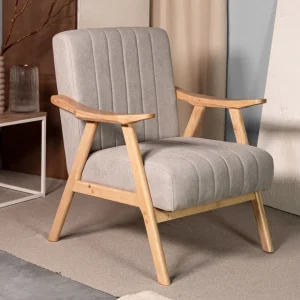 Fotel Terra Jasno Nogi Jasne Drewno 70X75X87 Cm