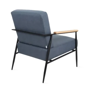 Fotel Veludo Denim 71X70X83 Cm