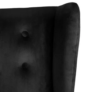Fotel Vinnande Czarny 97X67X73 Cm