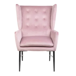 Fotel Vinnande Rozowy 97X67X73 Cm