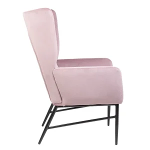 Fotel Vinnande Rozowy 97X67X73 Cm