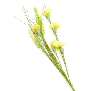 Galazka Sztuczna Meadow Z Malymi Kwiatkami Zolta 53 Cm