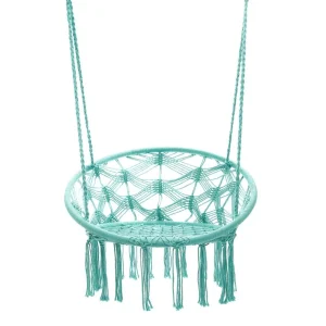 Hustawka Circle Doira Makrama Turkusowa 82X60X115-138 Cm