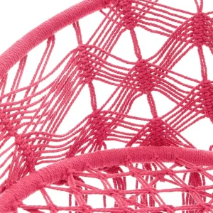 Hustawka Circle Doira Makrama Fuksjowa 82X60X115-138 Cm