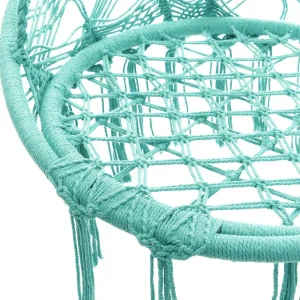 Hustawka Circle Doira Makrama Turkusowa 82X60X115-138 Cm