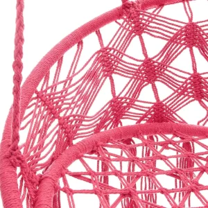 Hustawka Circle Doira Makrama Fuksjowa 82X60X115-138 Cm