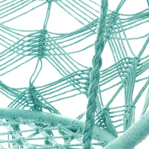 Hustawka Circle Doira Makrama Turkusowa 82X60X115-138 Cm